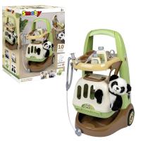 Veterinární vozík s pandou a přepravním boxem 2v1